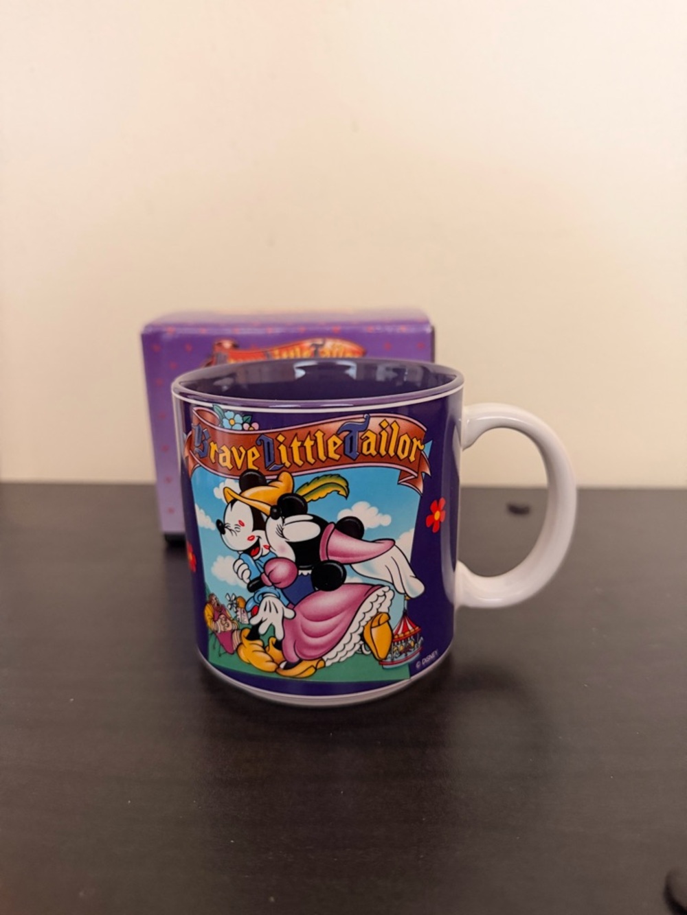 90s Disney Purple Brave Little Tailor Ceramic Mug